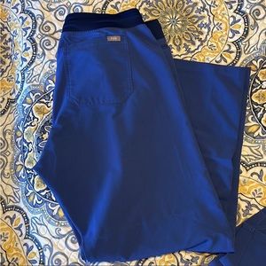 FIGS denim color scrub pant